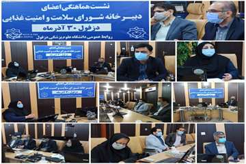 روابط عمومی دانشگاه علوم پزشکی دزفول گفت: اولین نشست هماهنگی دبیرخانه اعضای شورای سلامت و امنیت غذایی برگزار شد.